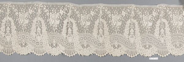 Border, Needle lace, point d’Alençon, French