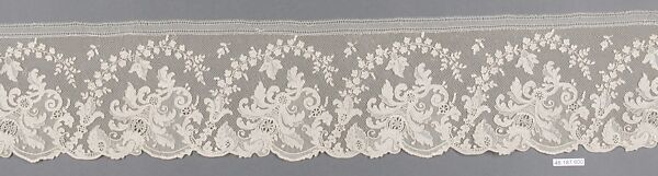 Border, Needle lace, point d’Alençon, French