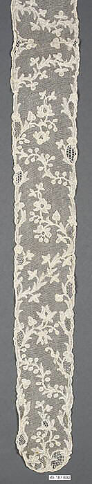 Barbe, Bobbin lace, point d'Angleterre, Flemish or French