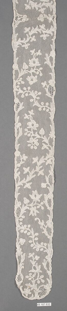 Barbe, Bobbin lace, point d'Angleterre, Flemish or French 