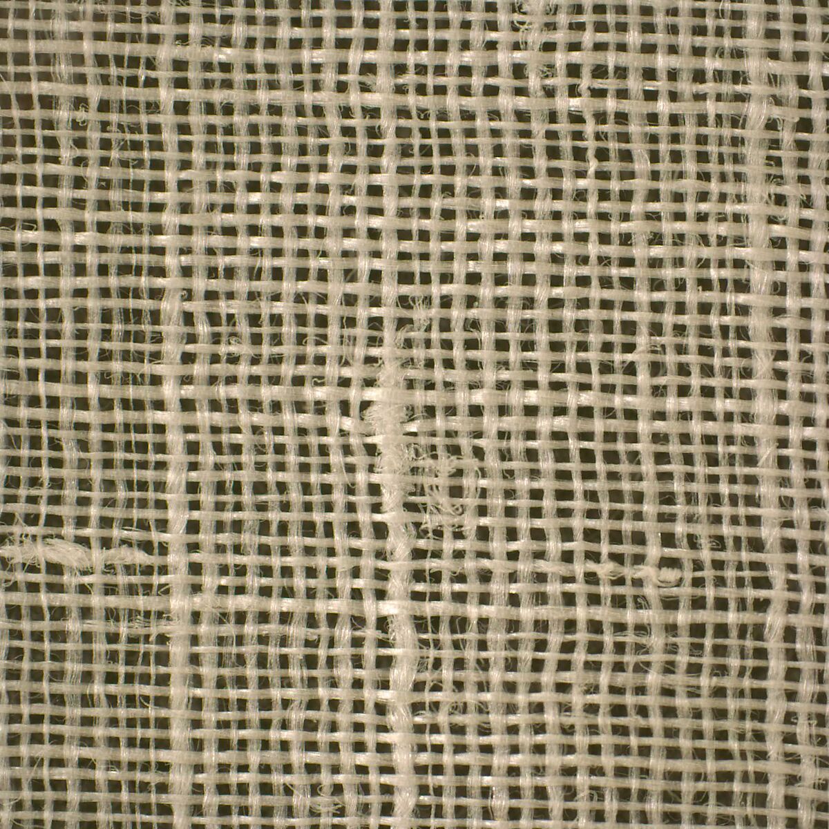 Handkerchief, Plain weave and bobbin lace; warp: undyed linen, Z spun, 42 per cm; weft: undyed linen, Z spun, 26 per cm; lace: undyed linen, 2 Z spun, S plied, Belgian