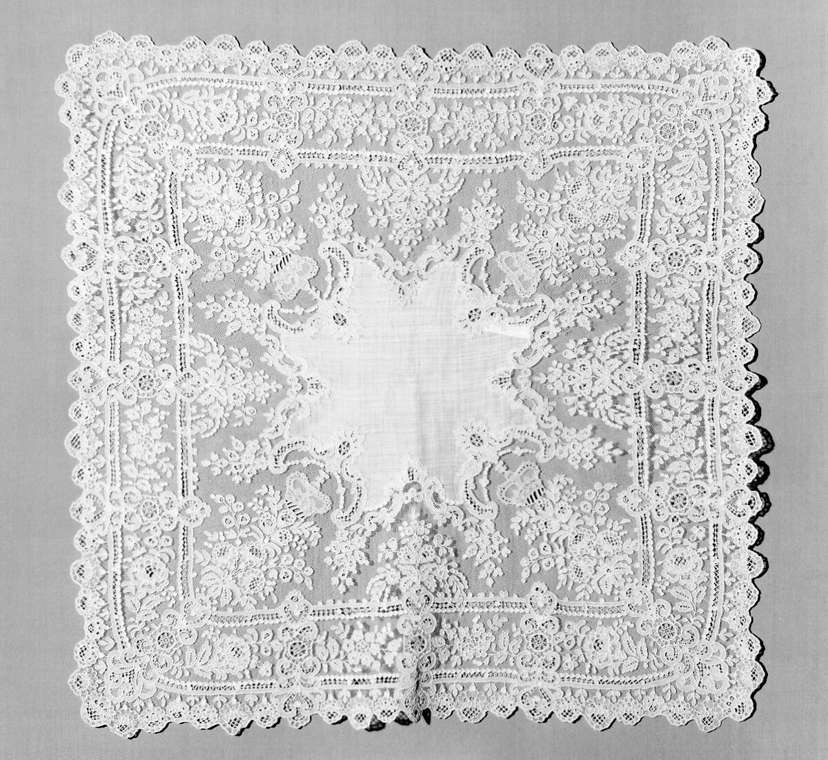 Belgian lace clearance handkerchief