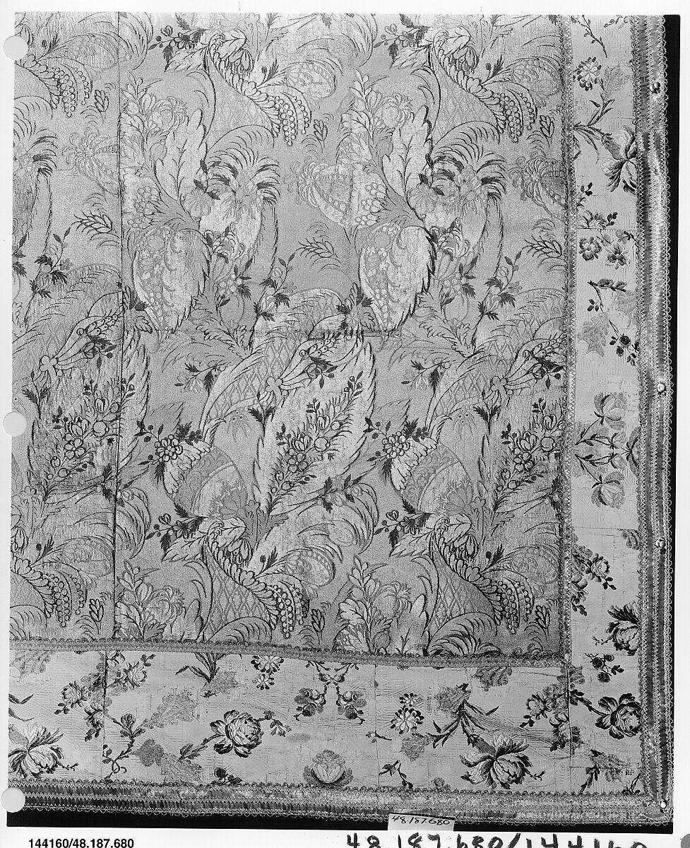Piece, Silk and metal thread, Italian, Venice