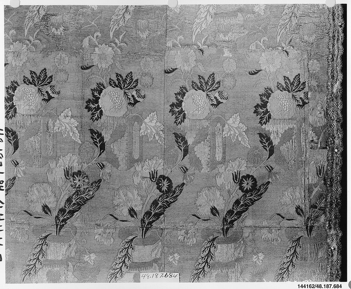 Piece, Silk and metal thread, Italian, Venice