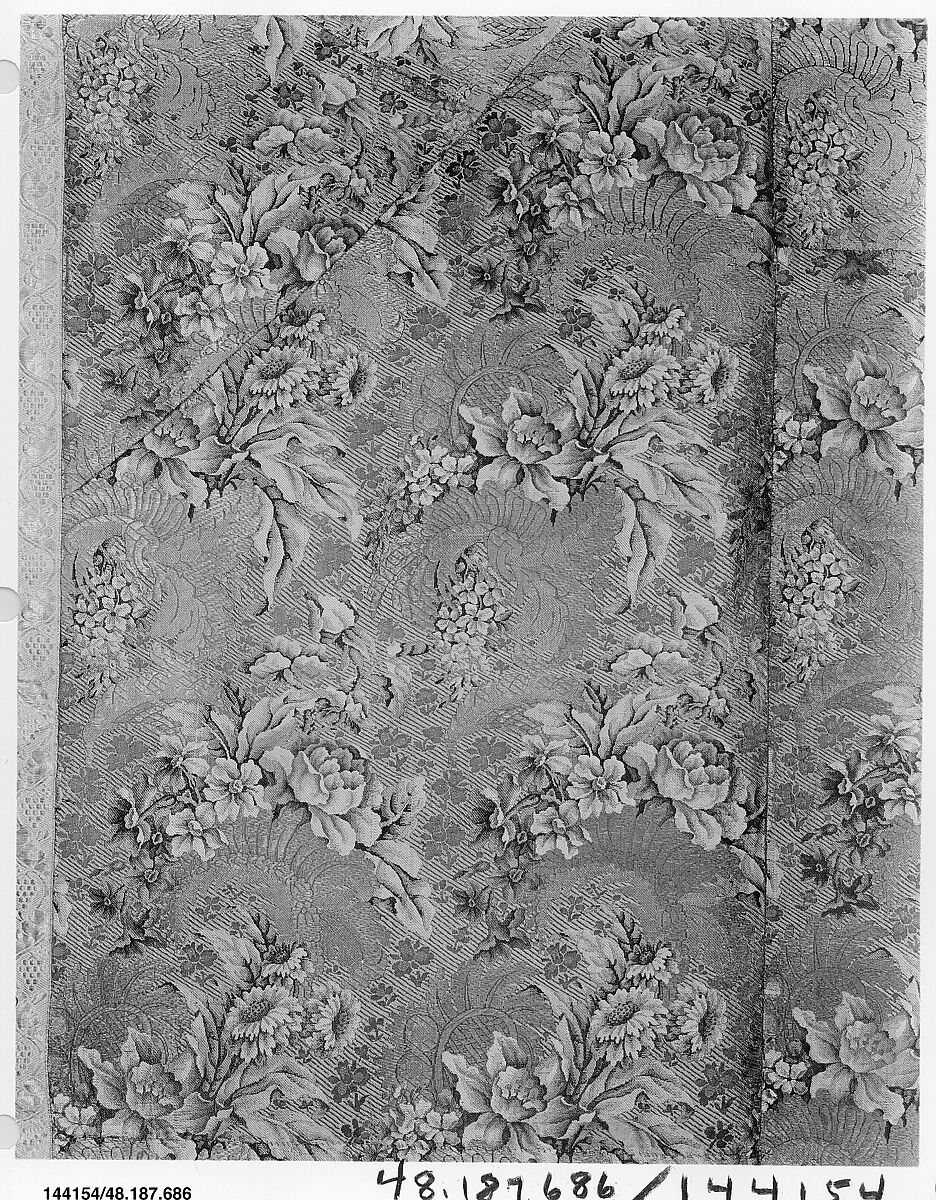 Piece, Silk and metal thread, Italian, Venice
