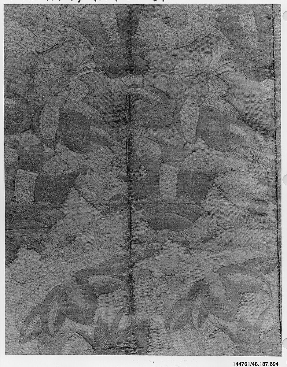 Piece, Silk and metal thread, Italian, Venice