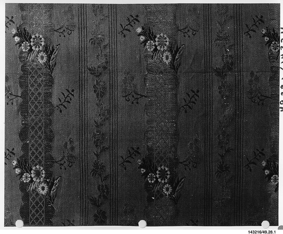 Piece, Cavenezia workshop, Silk and metal thread, Italian, Venice