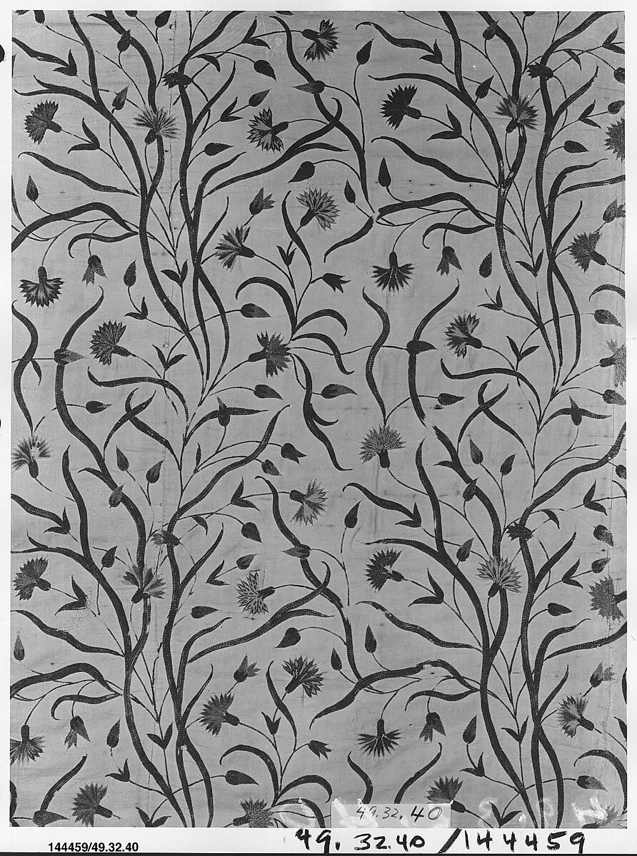Piece, Wool on cotton on linen, possibly British