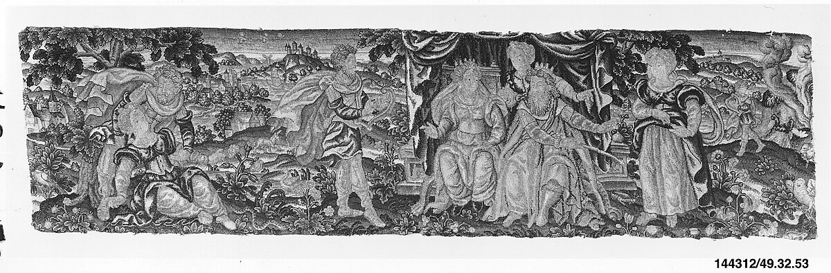 Story of Orpheus and Eurydice, Wool on canvas, Flemish 