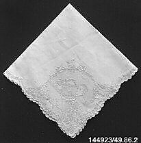 Tablecloth and napkin, Related to paintings by Titian (Tiziano Vecellio) (Italian, Pieve di Cadore ca. 1485/90?–1576 Venice), Silk on linen, Swiss