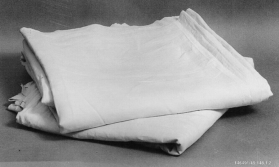 Pair of sheets, Linen, possibly British