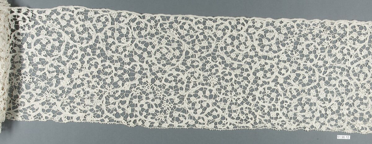 Insertion, Bobbin lace, Milanese lace, Italian, Milan