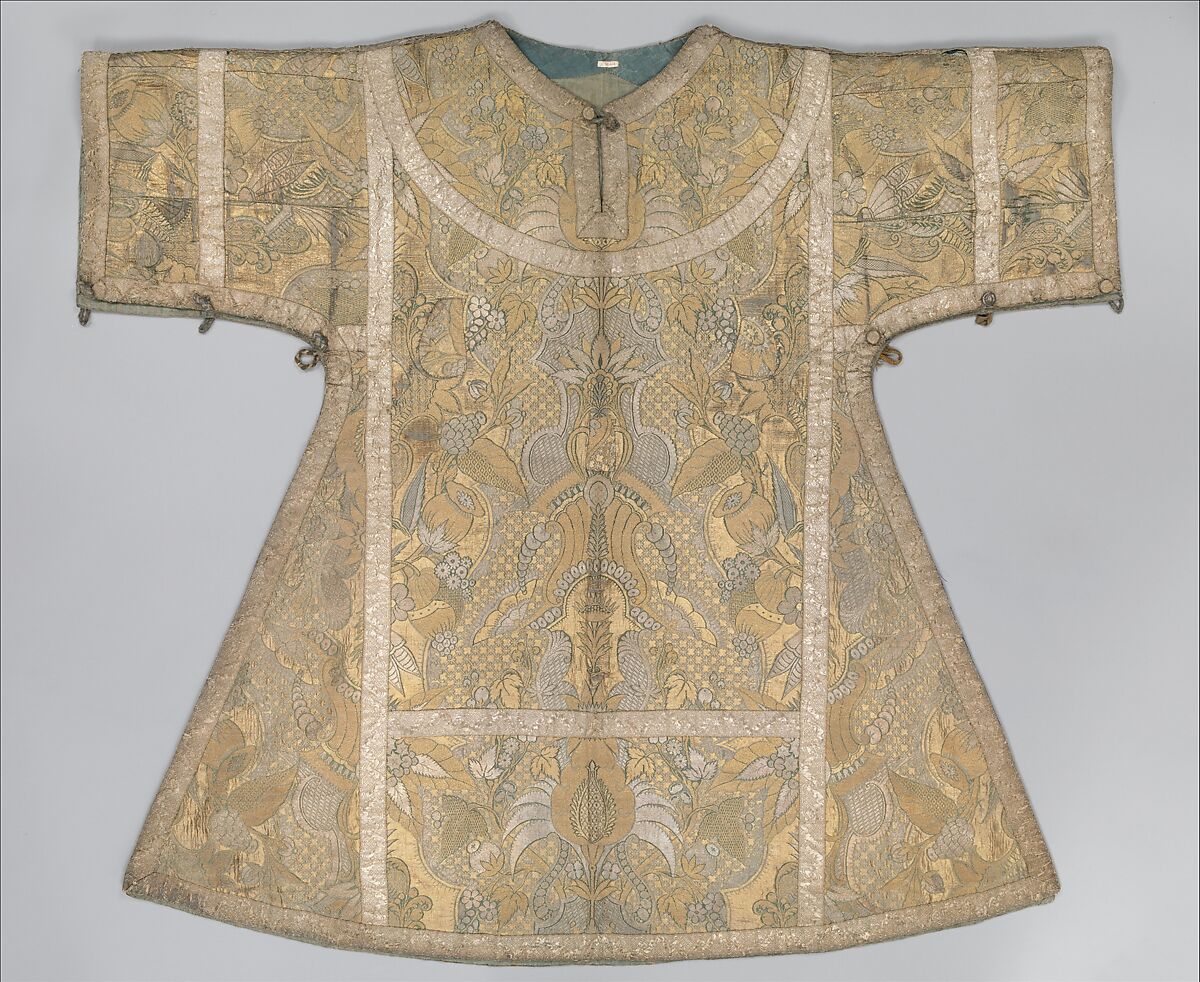 Dalmatic, Silk and metal thread, Italian 