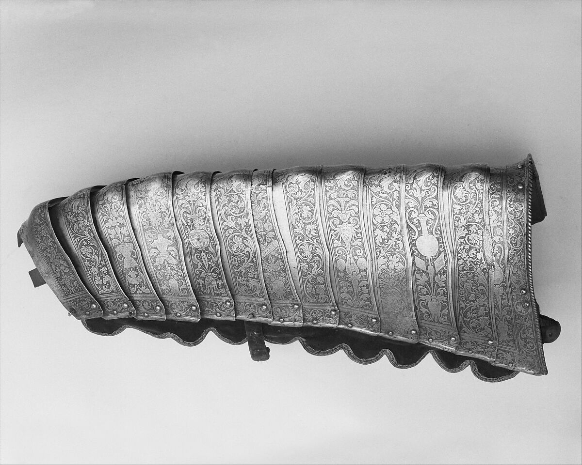 Horse Armor Probably Made for Count  Antonio IV Collalto (1548–1620), Steel, leather, copper alloy, textile, Italian, probably Brescia