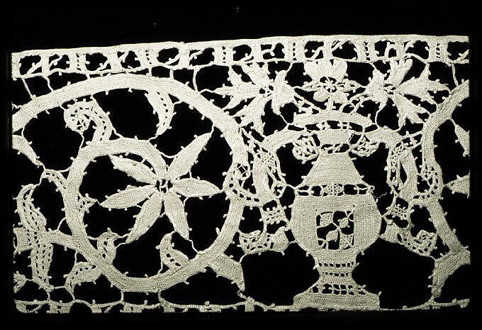 Border, Needle lace, Italian