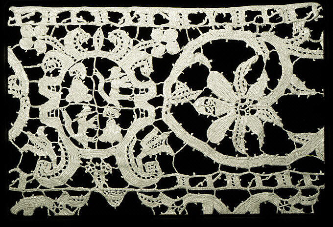 Border, Needle lace, Italian