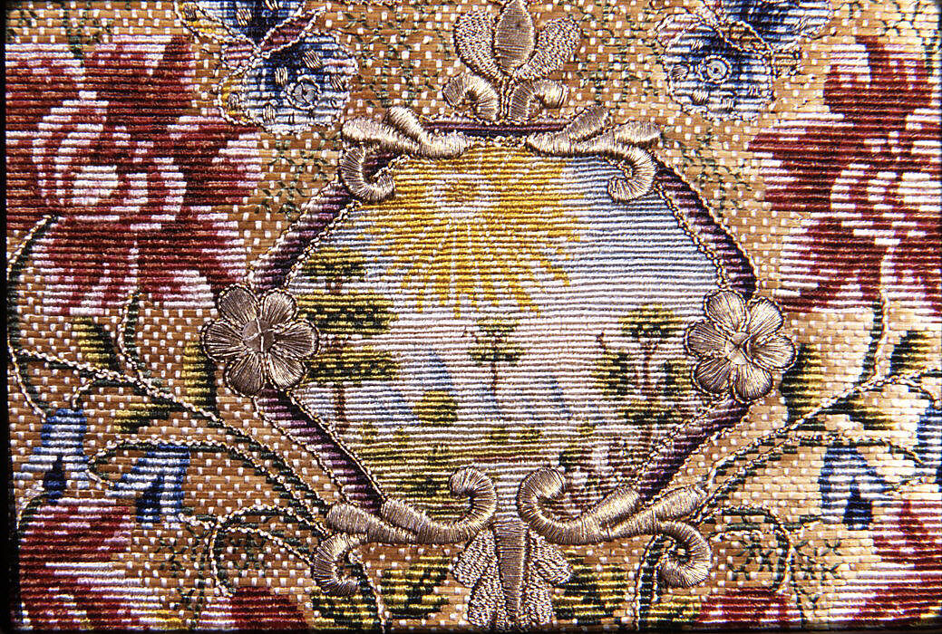 Étui, Straw, silk, and metal thread; metal spangles; silk lining, Italian or French