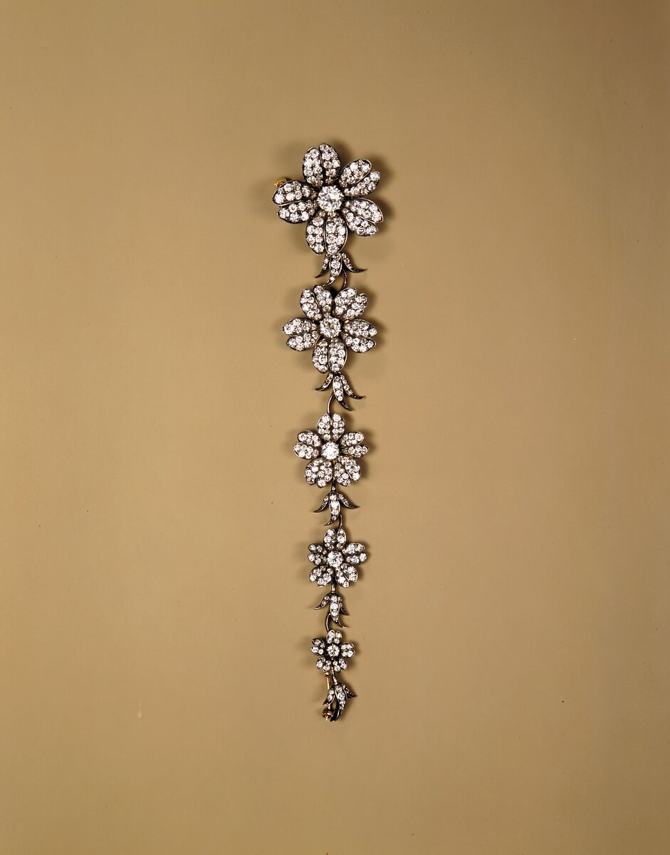 Corsage Piece, Tiffany &amp; Co. (1837–present), Silver, gold, diamonds, American