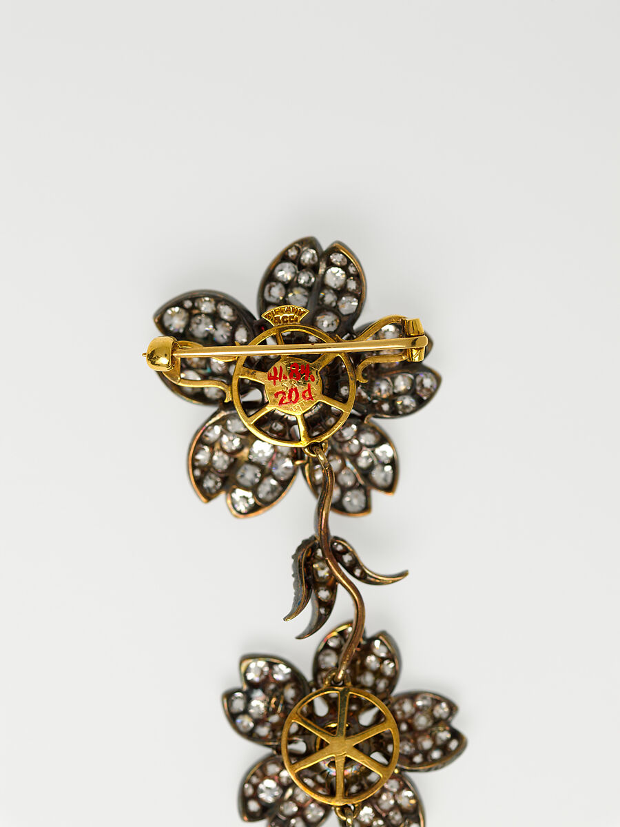 Corsage Piece, Tiffany &amp; Co. (1837–present), Silver, gold, diamonds, American