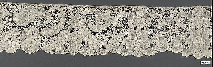 Border, Needle lace, French 