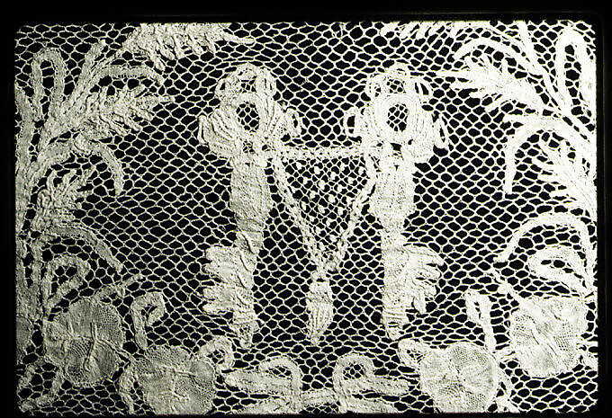 Border, Bobbin lace, possibly Spanish