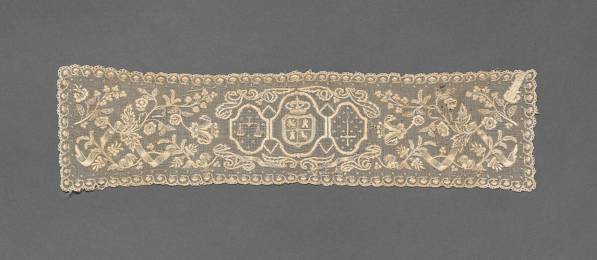 Pair of sleeve pieces, Pineapple fiber, Philippine