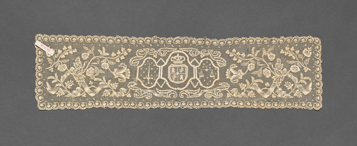 Pair of sleeve pieces, Pineapple fiber, Philippine