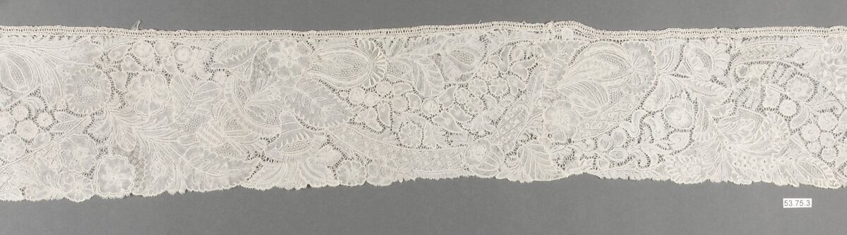 Engageante, Bobbin lace, point d'Angleterre, Flemish, Brussels
