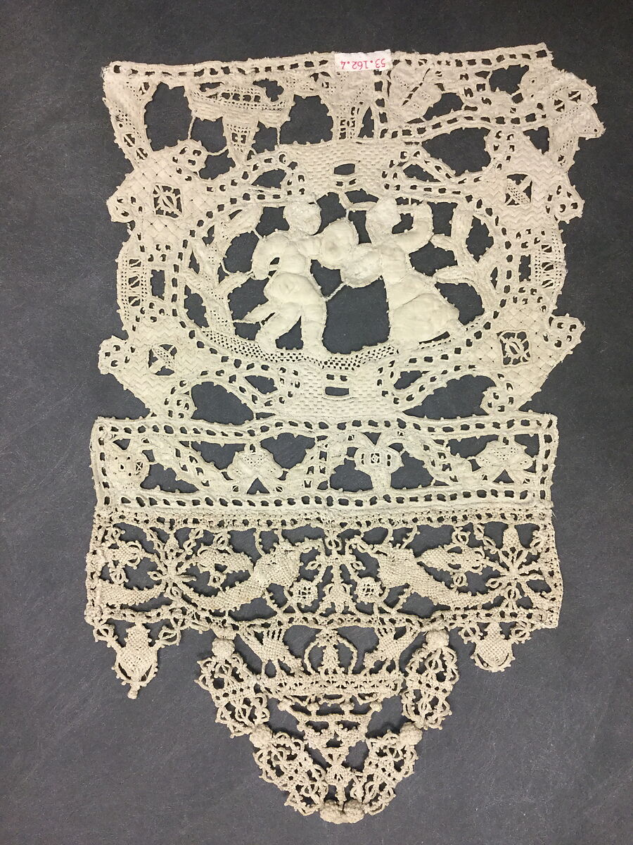 Piece, Cutwork, macramé, Italian