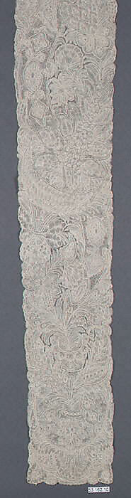 Lappets, Bobbin lace, point d'Angleterre, Flemish, Brussels 