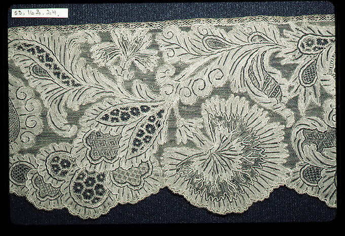 Border, Needle lace, Italian or Flemish
