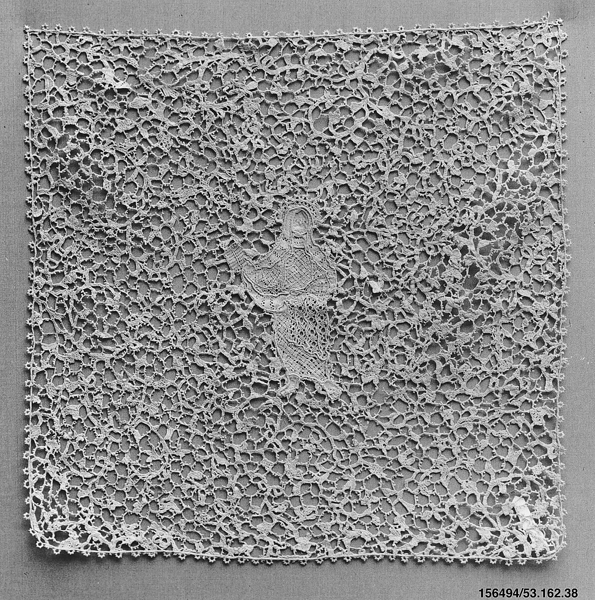 Chalice Veil, Bobbin lace, Italian, Venice 