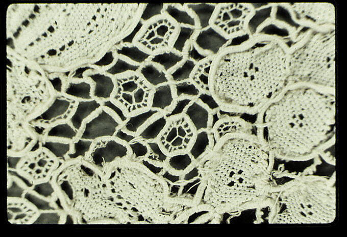 Border, Needle lace, point d’Alençon, French