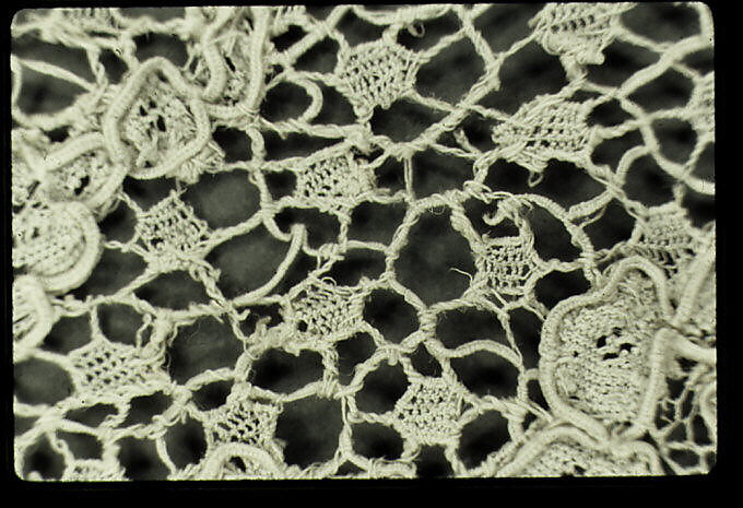 Border, Needle lace, point d’Alençon, French