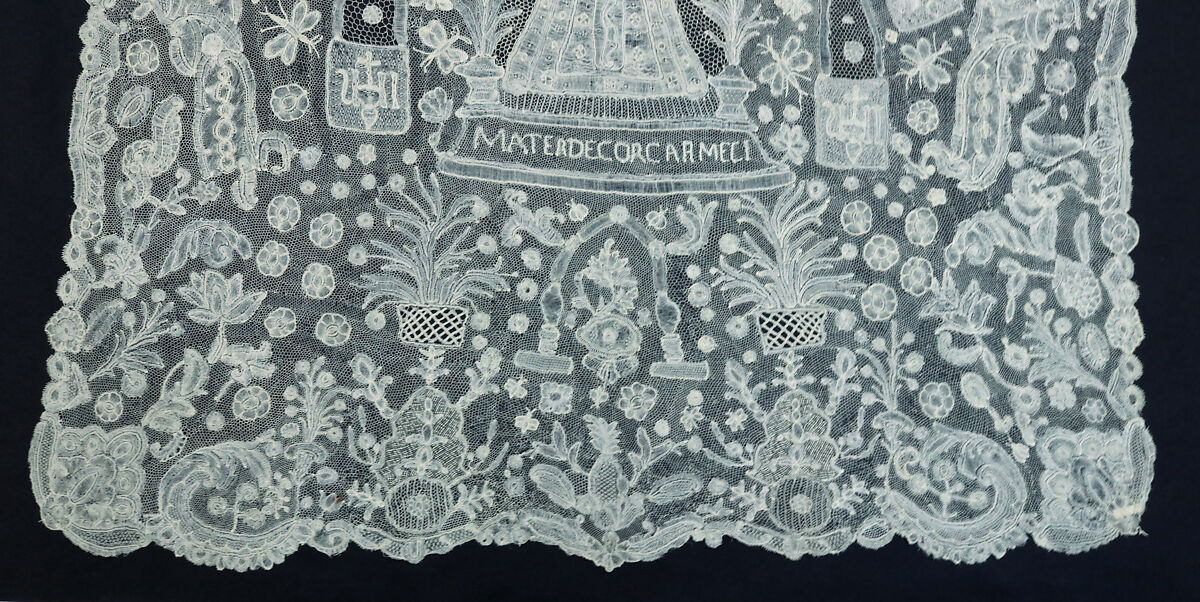 Benediction veil, Bobbin lace, Flemish