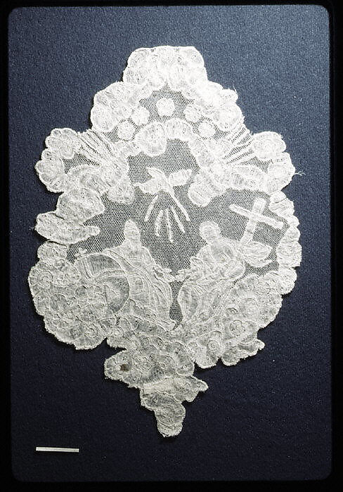 Piece, Bobbin lace, point d'Angleterre, Flemish