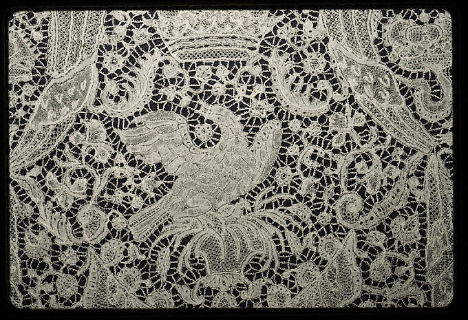 Piece, Bobbin lace, point d'Angleterre, Flemish