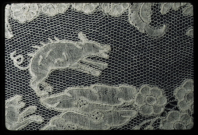 Border, Bobbin lace, point d'Angleterre, Flemish