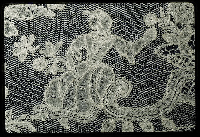 Border, Bobbin lace, point d'Angleterre, Flemish