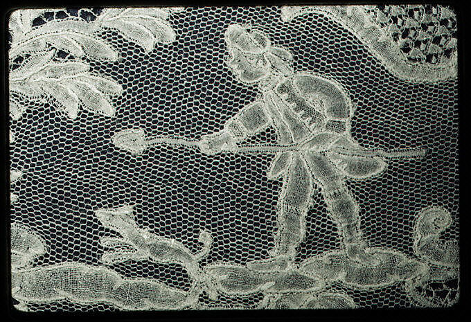 Border, Bobbin lace, point d'Angleterre, Flemish