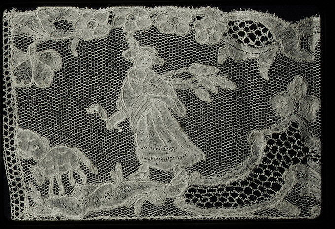 Border, Bobbin lace, point d'Angleterre, Flemish