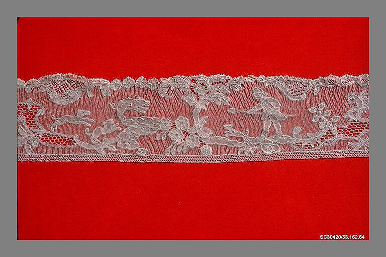 Border, Bobbin lace, point d'Angleterre, Flemish