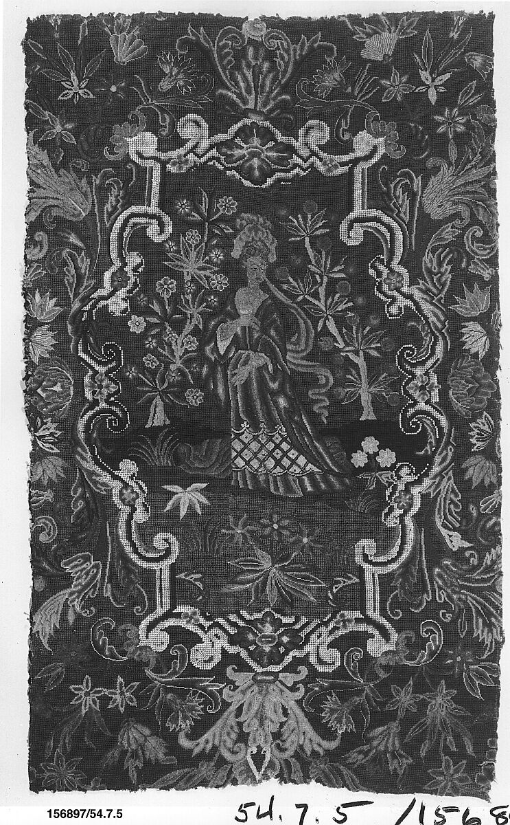 Panel, Wool and silk on canvas, British 