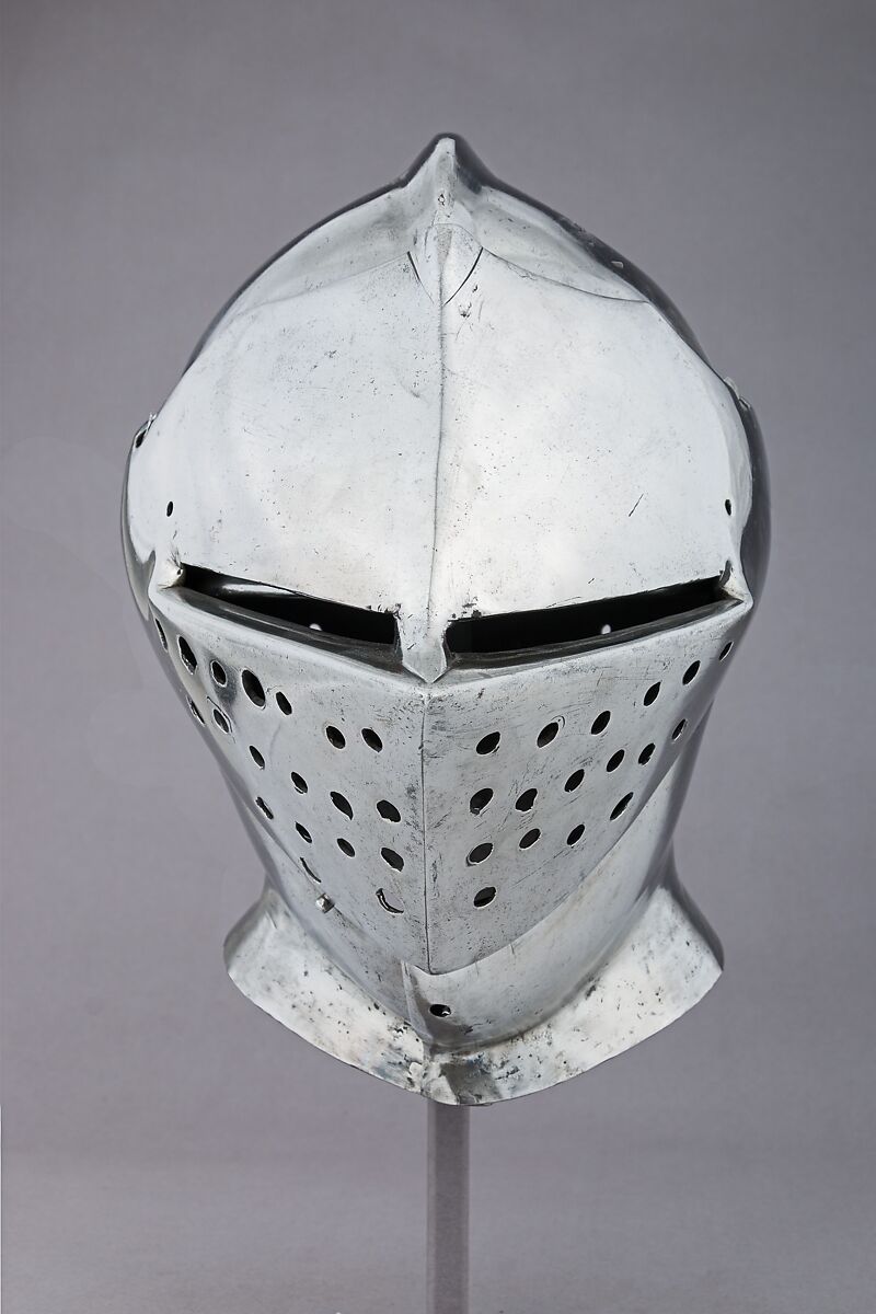 Armet, Guillem Margot (Flemish, active Brussels, recorded 1505–20), Steel, copper alloy, South Netherlandish, Brussels