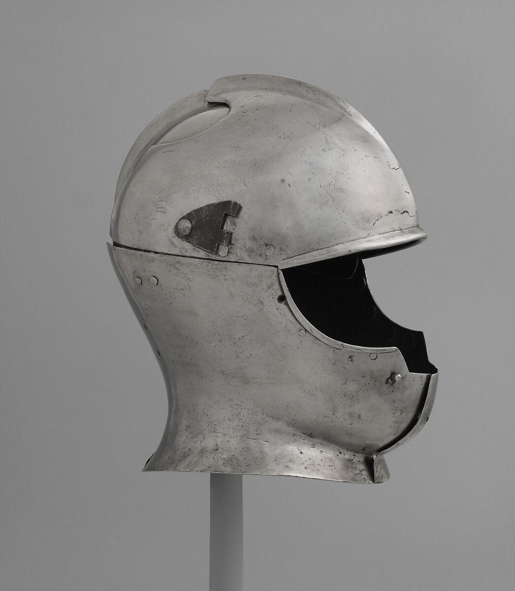 Armet, Guillem Margot (Flemish, active Brussels, recorded 1505–20), Steel, copper alloy, South Netherlandish, Brussels