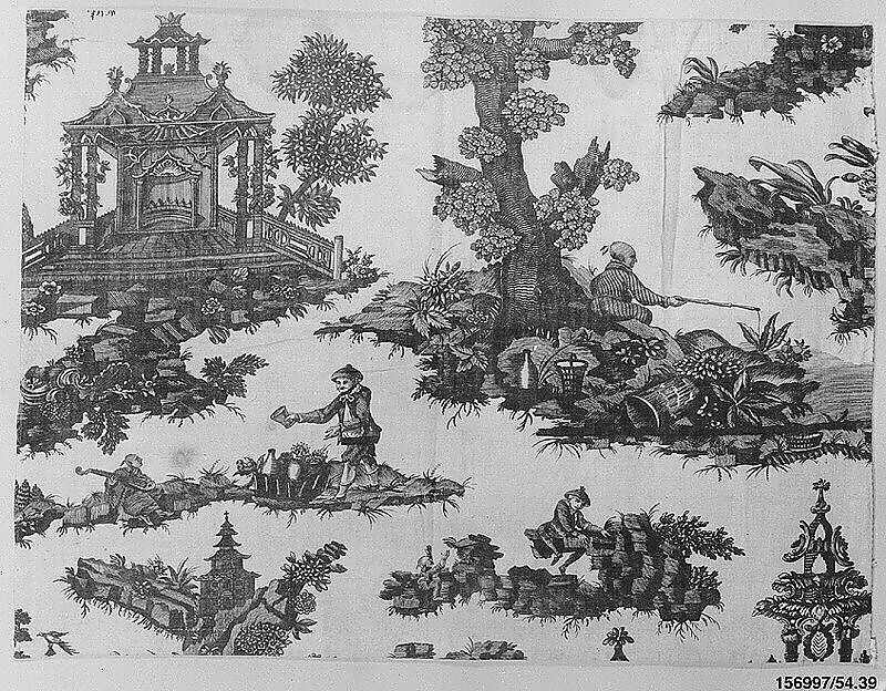 Piece, Bromley Hall Printworks (Middlesex, England, 1694–1823), Cotton (linen?), British, London