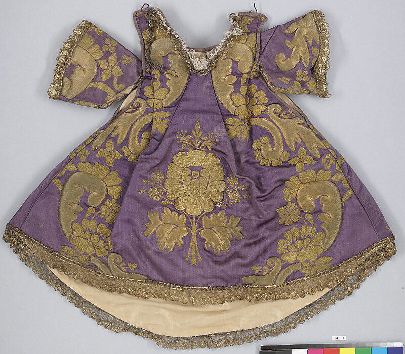 Robe, Silk, metallic thread, Spanish 