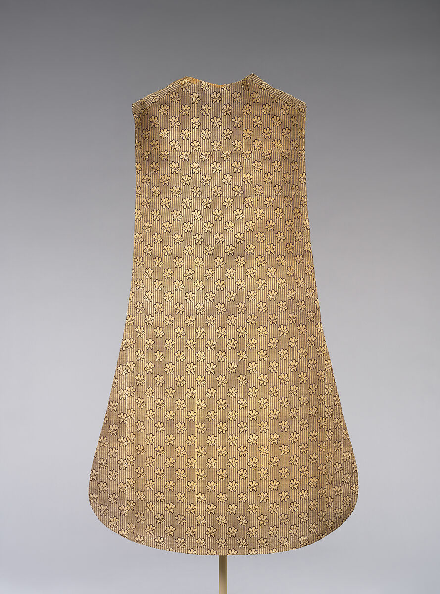 Chasuble, Silk and metal thread , Italian