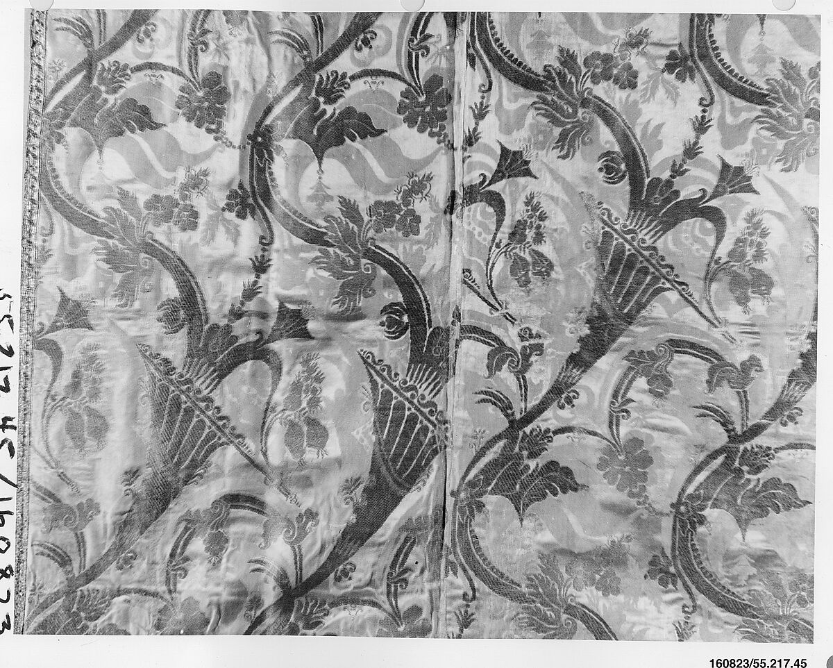 Piece, Silk and metal thread, Italian, Venice