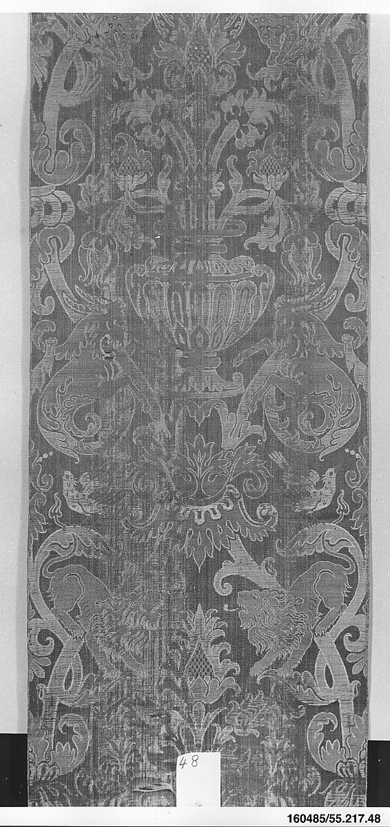 Piece, Silk and linen, Spanish 